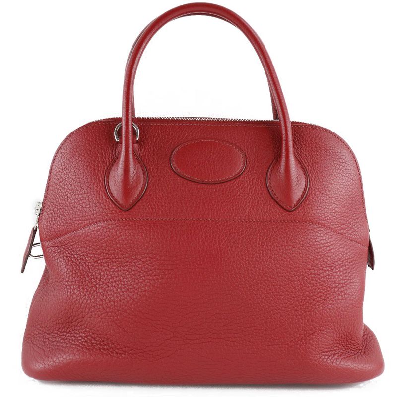 Hermes Bolide 31 Taurillon Clemence Rouge Ash Red □L Ladies Handbag