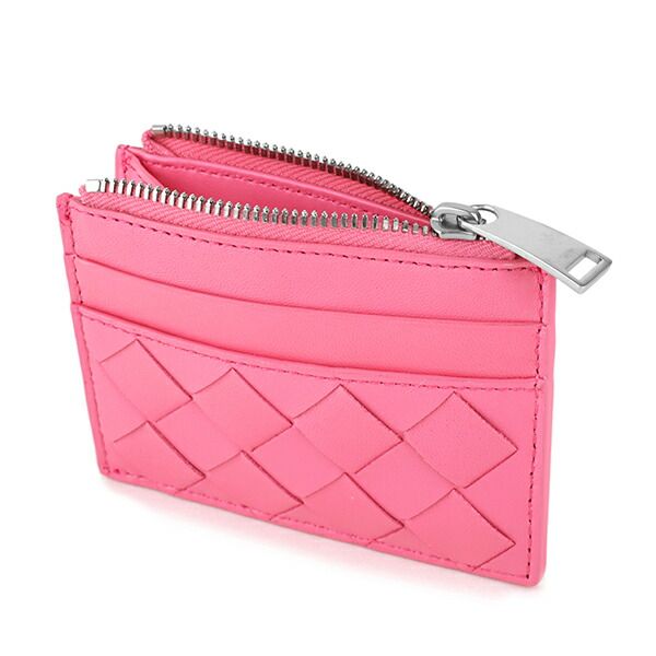 Bottega Veneta Card Case Pink