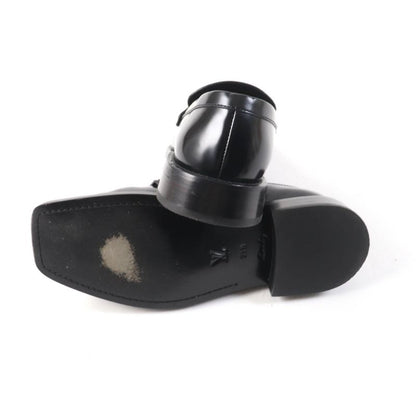 Louis Vuitton Connelly Line 2022 Logoed Square Toe Leather Coin Loafer