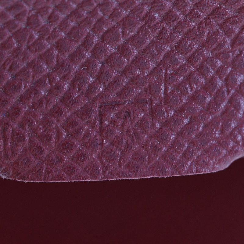 Hermes Alasif Post-it Case Leather □A Unisex Coin Case