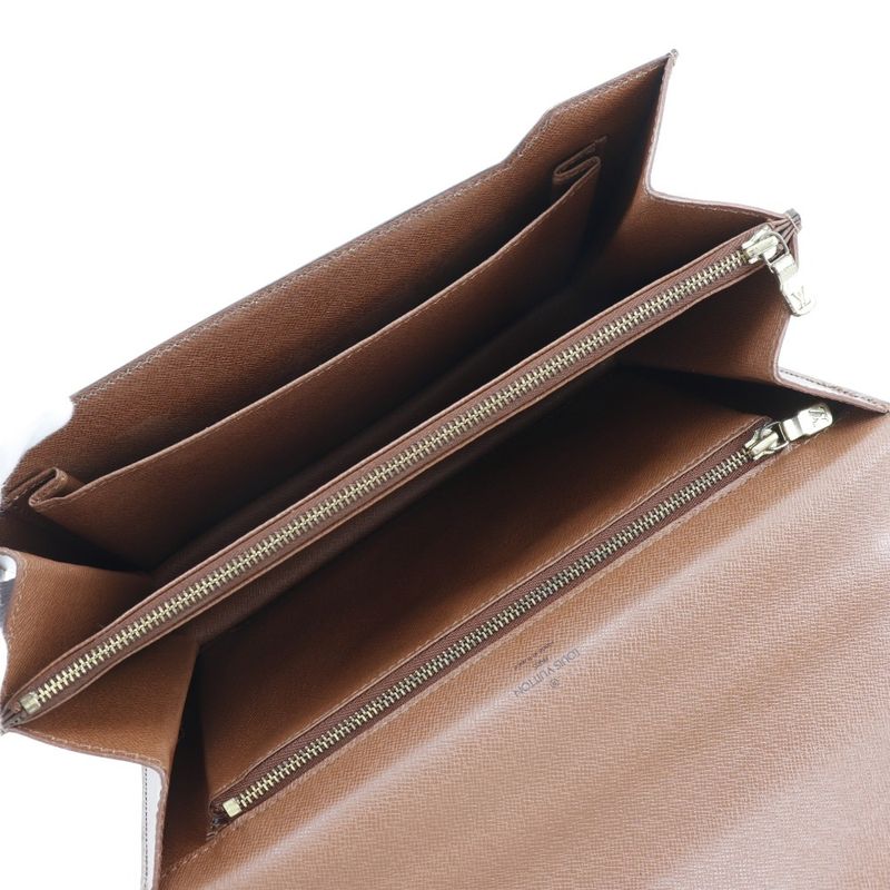 Louis Vuitton Concorde M51190 Monogram Canvas Brown Mi8901 Ladies Handbag