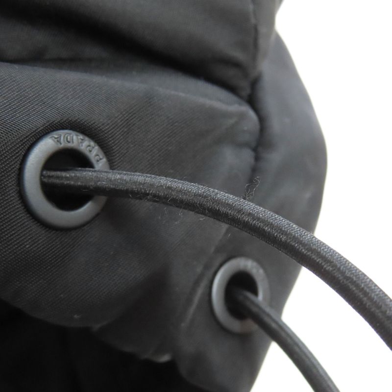 Prada Logo Hardware Backpack Daypack Calf Women