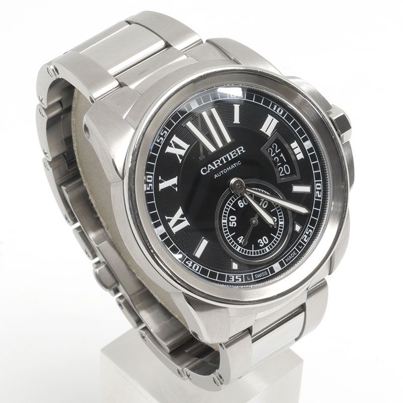 Calibre De Cartier W7100016 Men's Automatic Black Dial