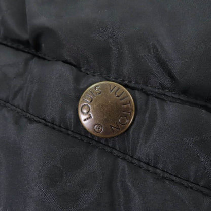 Louis Vuitton 22SS Silk Monogram Bishop Sleeve Bomber Jacket Black 36 Hanger