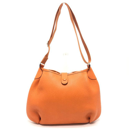 Hermes Shoulder Bag Rodeo De Taurillon Clemence Orange