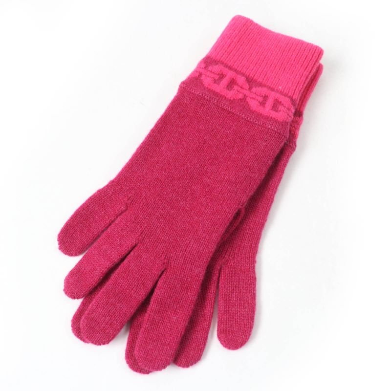 Hermes H232006g Heaven Haven Rose Extrême Cashmere Chaine D'ancre Knitted