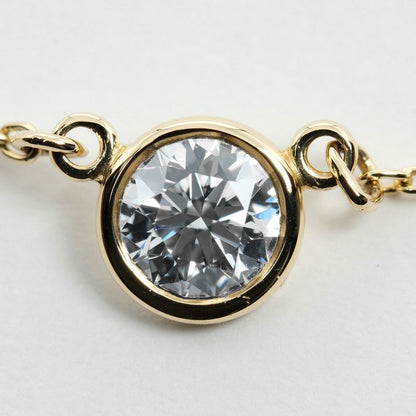 Tiffany & Co By-the-yard 0.22ct Vs2/g/3ex 18K Yellow Gold And Diamonds Ladies