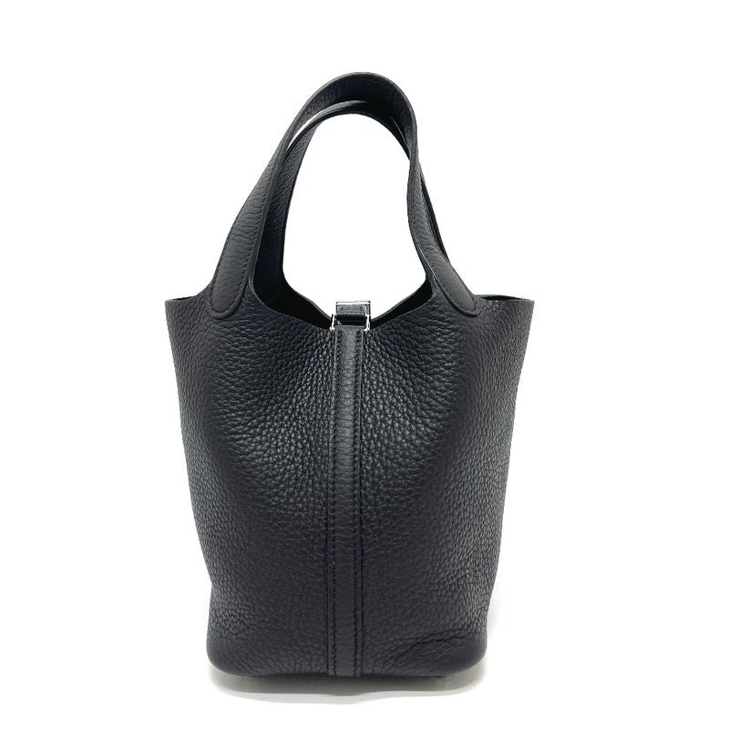 Hermes Handbag Picotin Lock PM Picotin Lock PM Taurillon Clemence Black