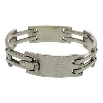 Gucci Logo Plated Silver 925 Silver Bracelet 0520 Gucci