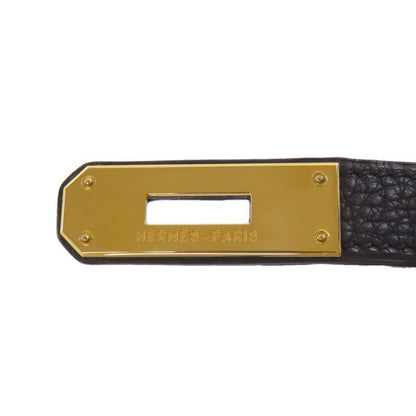 Hermes Birkin 35 Gold Hardware Handbag Fjord Women