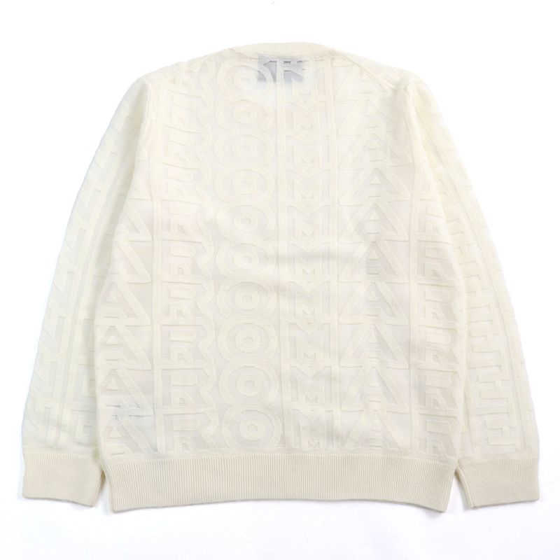 Fendi X MARC Jacobs Fendi X MARC Jacobs 22SS Fzx131 Wool Logo Crew Neck Mesh