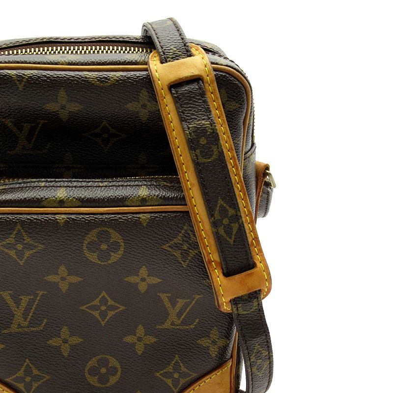 Louis Vuitton Amazon M45236 Monogram Women's Shoulder Bag Brown Excellent