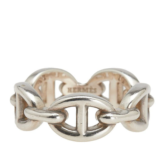Hermes Chaîne D'angkle Ancienne Ring Ring #51 Sv925 Silver Ladies Hermes