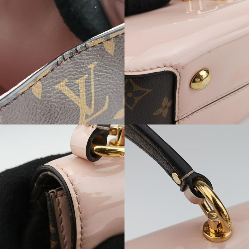 Louis Vuitton Cherry Wood Rose Ballerine Vernis M51952pl3158