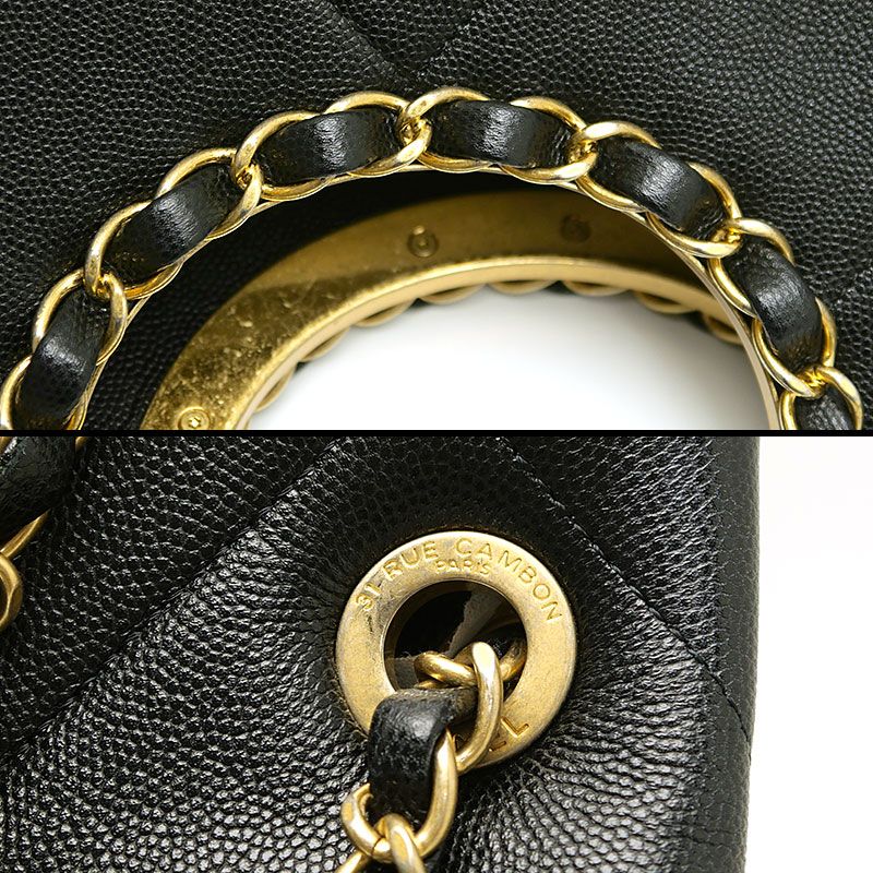 Chanel Shopping Bag Classic Caviar Skin 2WAY Bag