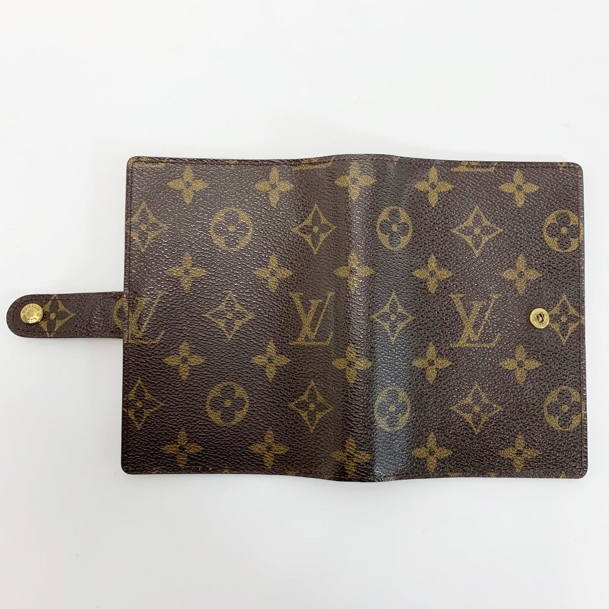 Louis Vuitton Monogram Agenda PM R20005 Notebook Cover Unisex Gold Hardware