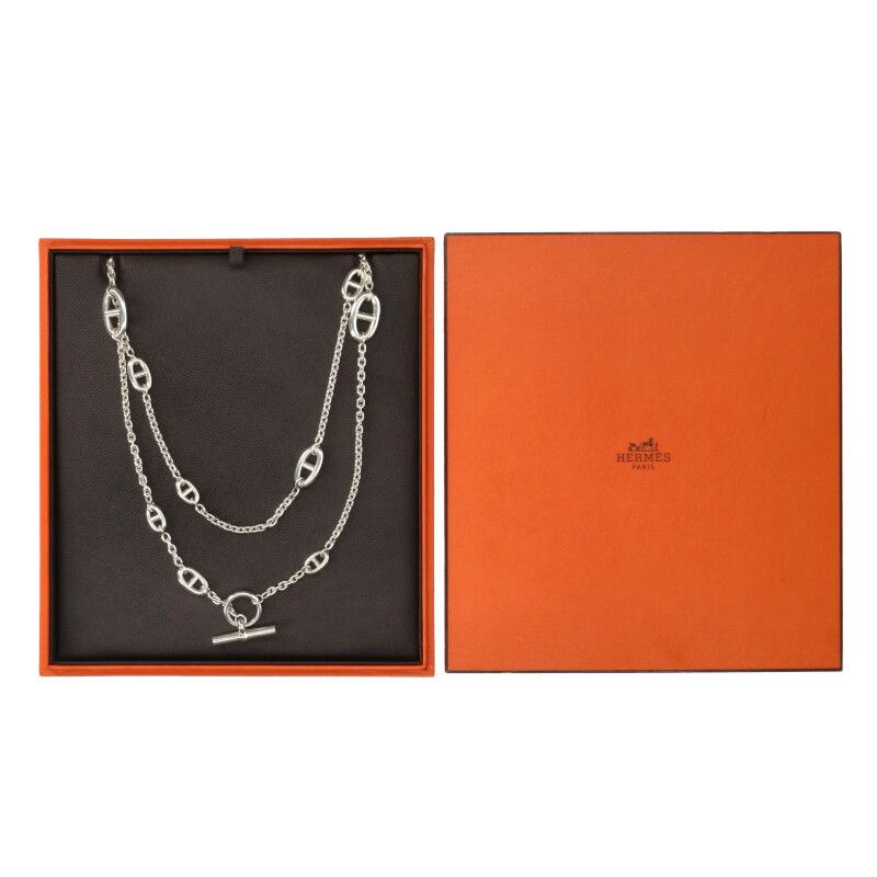 Hermes Farandole Long Necklace Men's 120