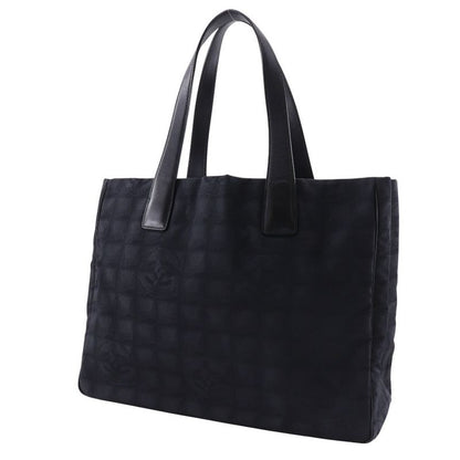 Chanel Tote MM New Travel Line A15991 Nylon Canvas Black Ladies Tote Bag