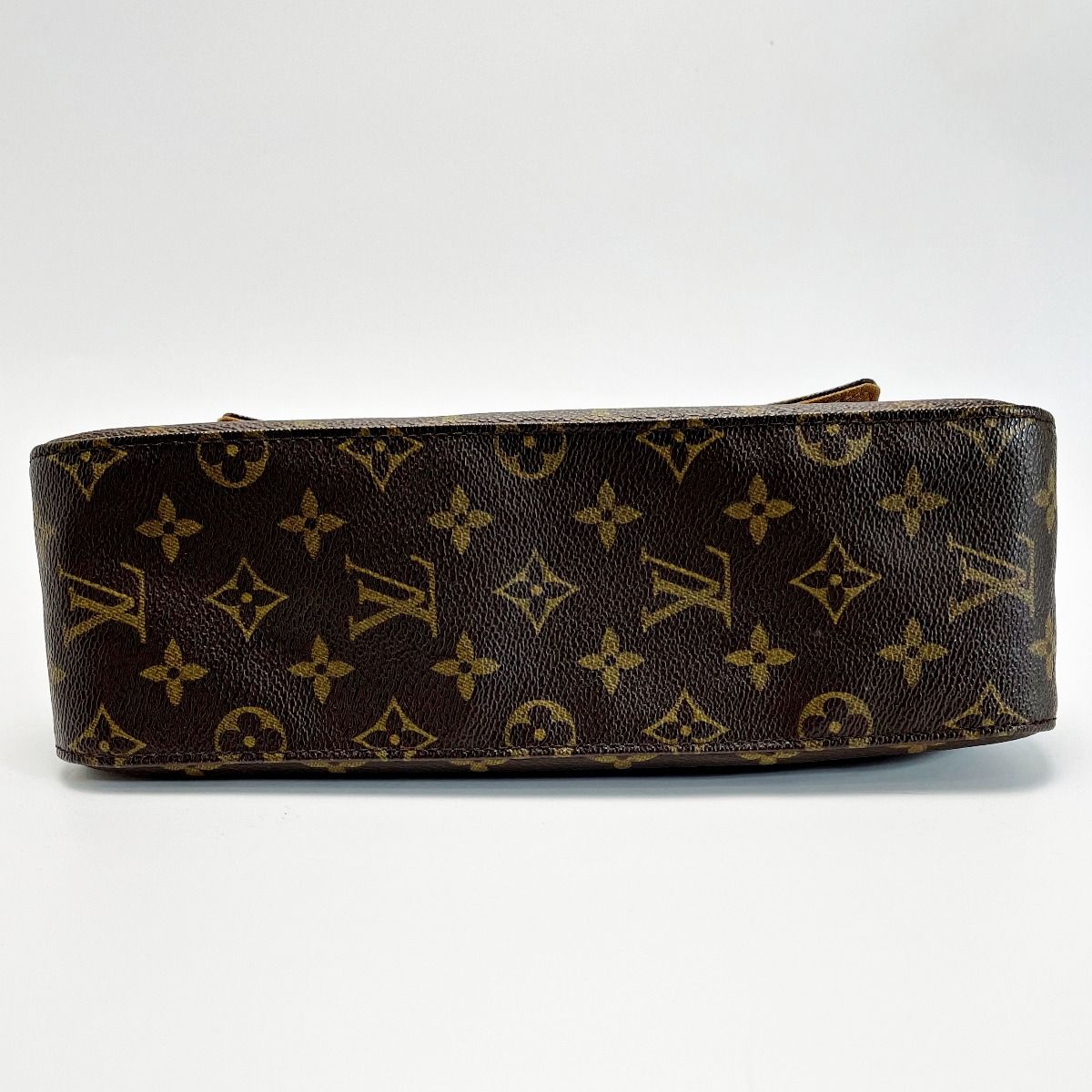 Louis Vuitton Monogram Mini Looping M51147 Brown Handbag Ladies Gold Hardware