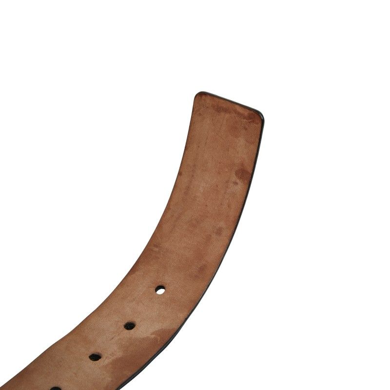 Gucci Sherry Line Belt Size: 90 36 295331 Navy Red Leather Men's Gucci