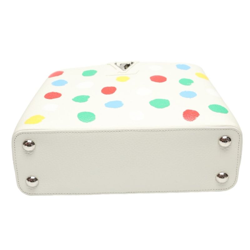 Louis Vuitton M21637 Painted Dot Handbag Capucines BB Yayoi Kusama Shoulder Bag