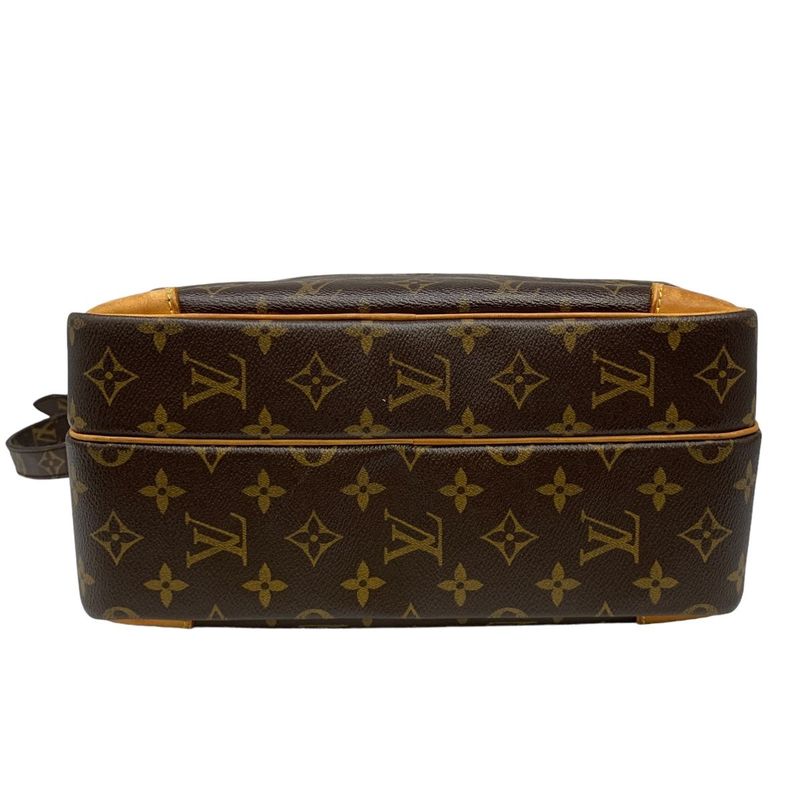 0879 Louis Vuitton Shoulder Bag Nile M45244 Monogram 2 Pockets Storage with Bag