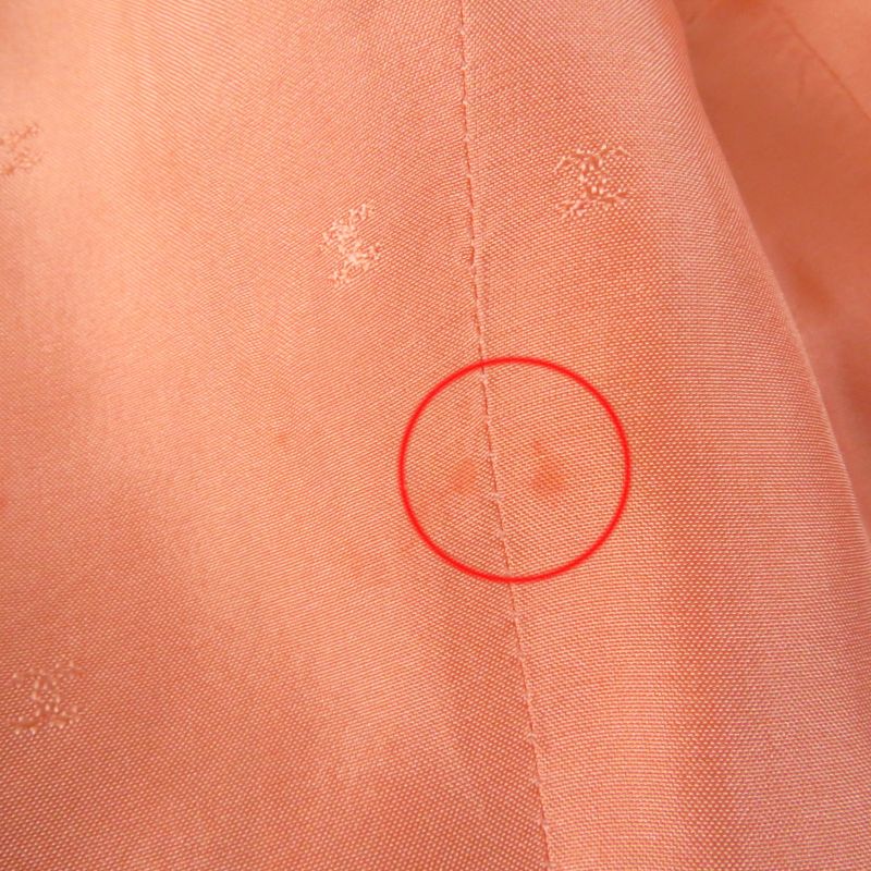 CHANEL Vintage 100% Linen Jacket And Dress Setup Ensemble Orange 36 Made In