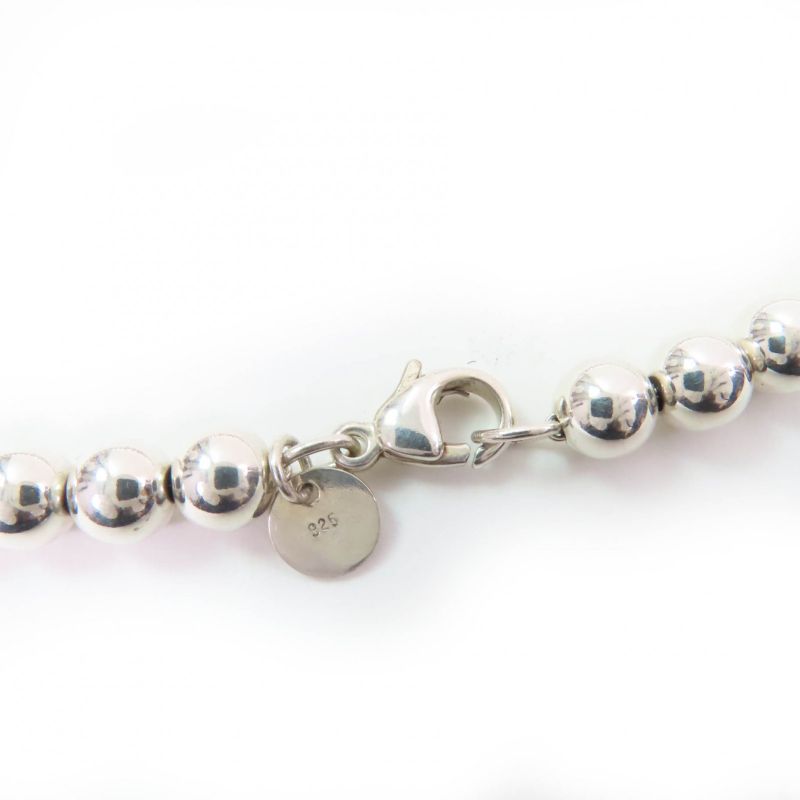 Tiffany & Co Hardware Graduated Ball Necklace 925 Accessories