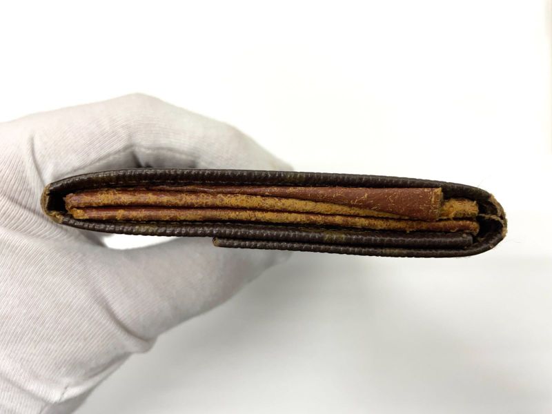 Louis Vuitton Monogram Long Wallet Brown Made In France