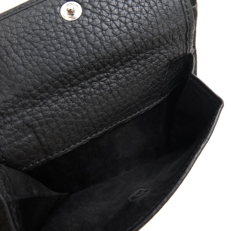 Fendi Wallet Men Wallet Leather Genuine Leather Gray 7m0194 O7n Fogxn Coin