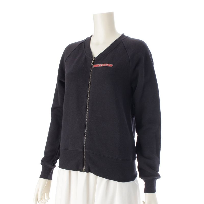 Prada Sport Cotton Stajan Jacket Black Navy