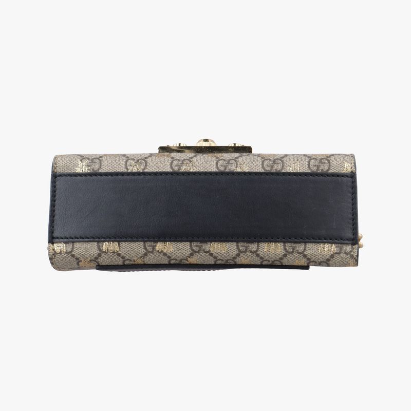 Gucci Padlock Beige And Black PVC Coated Canvas 409487 A030968460