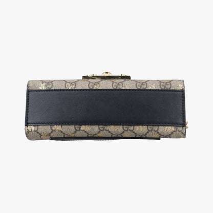 Gucci Padlock Beige And Black PVC Coated Canvas 409487 A030968460