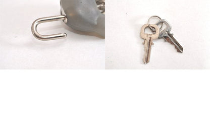 Louis Vuitton Cup 2000 Kiwi Motif Padlock Cadena Key Gray LV 2927n