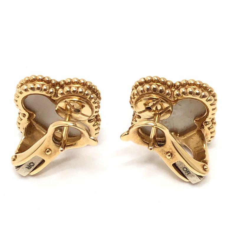 Van Cleef & Arpels Van Cleef & Arpels Earrings 18K Vintage Alhambra Vcara44100