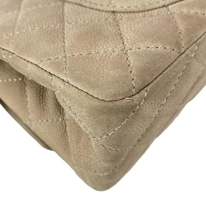 Chanel Shoulder Bag Matelasse /255 Beige Double Flap / Gold Hardware / Mademoise