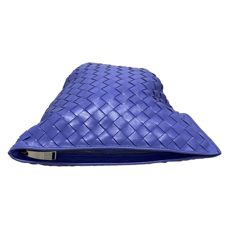 Bottega Veneta Handbag The Twist/maxi Intrecciato Blue Leather