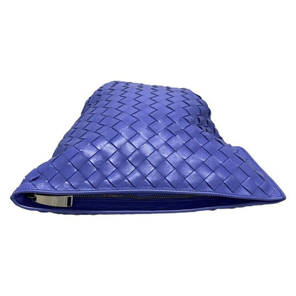 Bottega Veneta Handbag The Twist/maxi Intrecciato Blue Leather