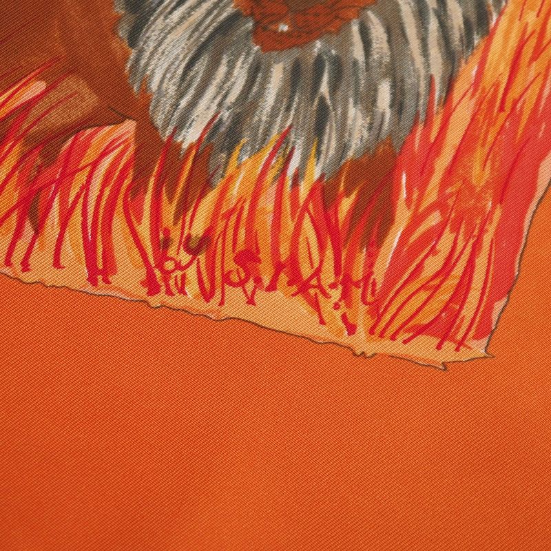 Hermes Nuba Mountain Nuba Mountain Carré 90 Scarf Silk Twill Square French