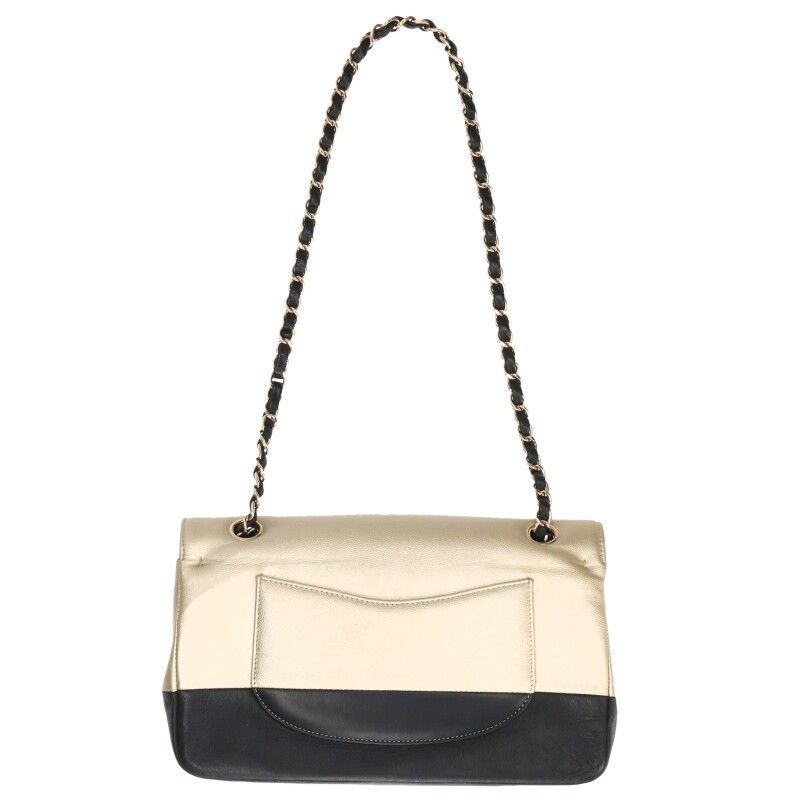 Chanel Classic Bicolor Double Flap Shoulder Bag For Men