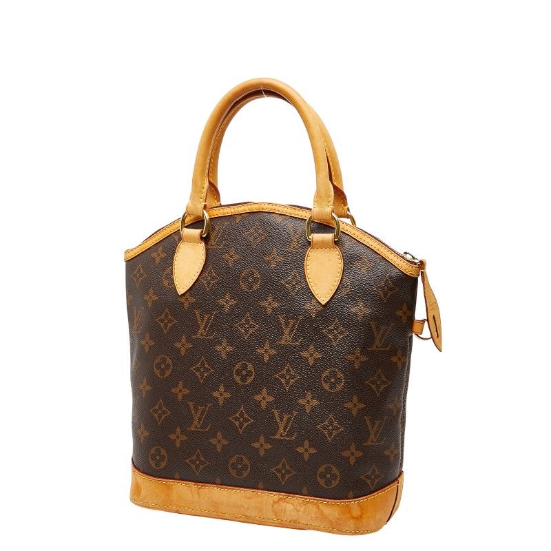 Louis Vuitton Monogram Lockit M40102 Brown PVC Leather Women's Louis Vuitton
