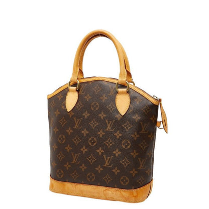 Louis Vuitton Monogram Lockit M40102 Brown PVC Leather Women's Louis Vuitton