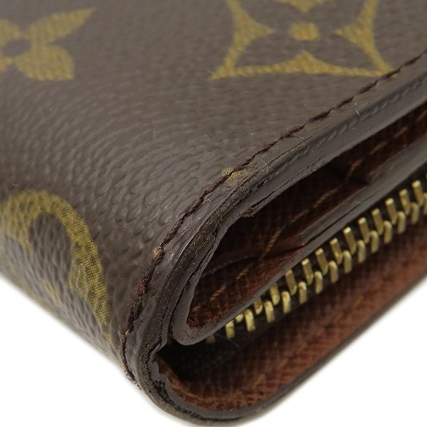 Louis Vuitton Bifold Wallet Compact Zip Monogram Canvas Monogram Gold Hardware