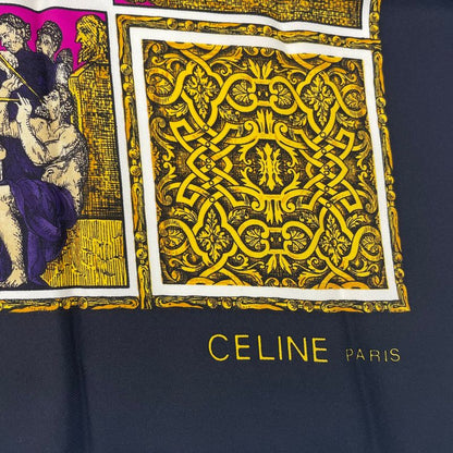 Celine Silk Scarf Multicolor