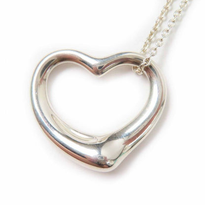 Tiffany & Co Open Heart Medium Necklace / Pendant Sv925 Silver