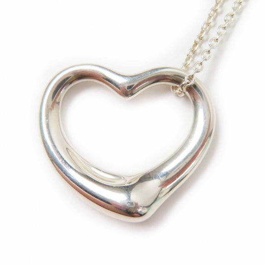 Tiffany & Co Open Heart Medium Necklace / Pendant Sv925 Silver