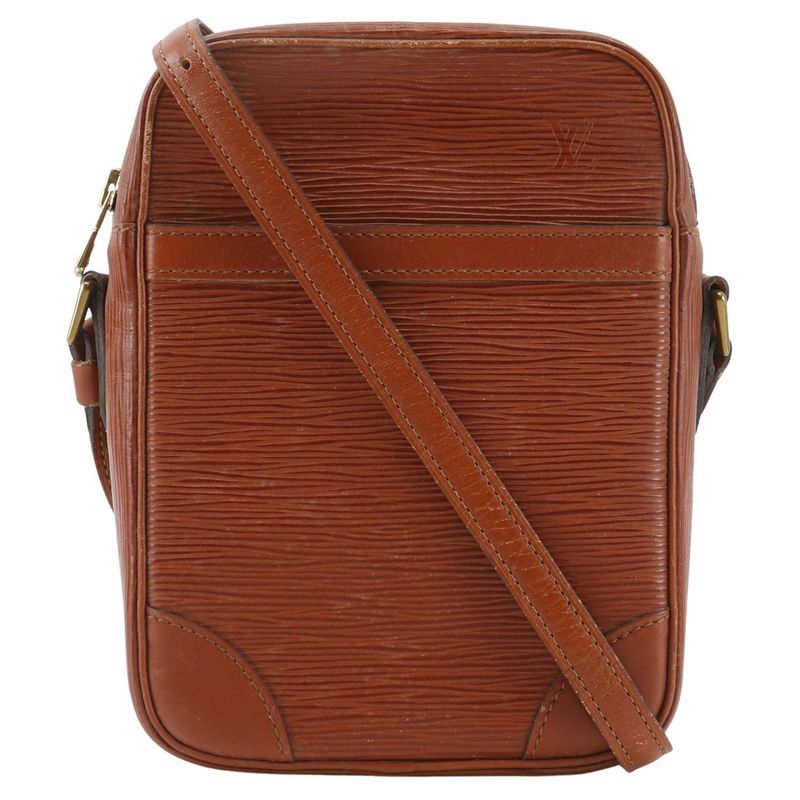 Louis Vuitton Danube Vintage Epi Leather Kenyan Brown Mi871 Unisex Shoulder Bag
