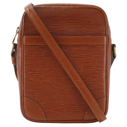 Louis Vuitton Danube Vintage Epi Leather Kenyan Brown Mi871 Unisex Shoulder Bag