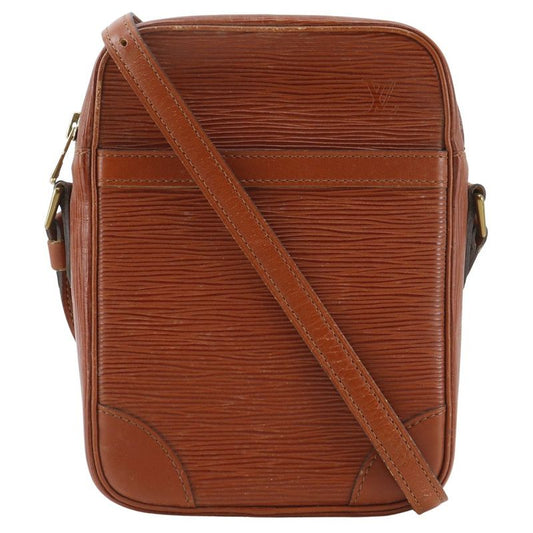 Louis Vuitton Danube Vintage Epi Leather Kenyan Brown Mi871 Unisex Shoulder Bag