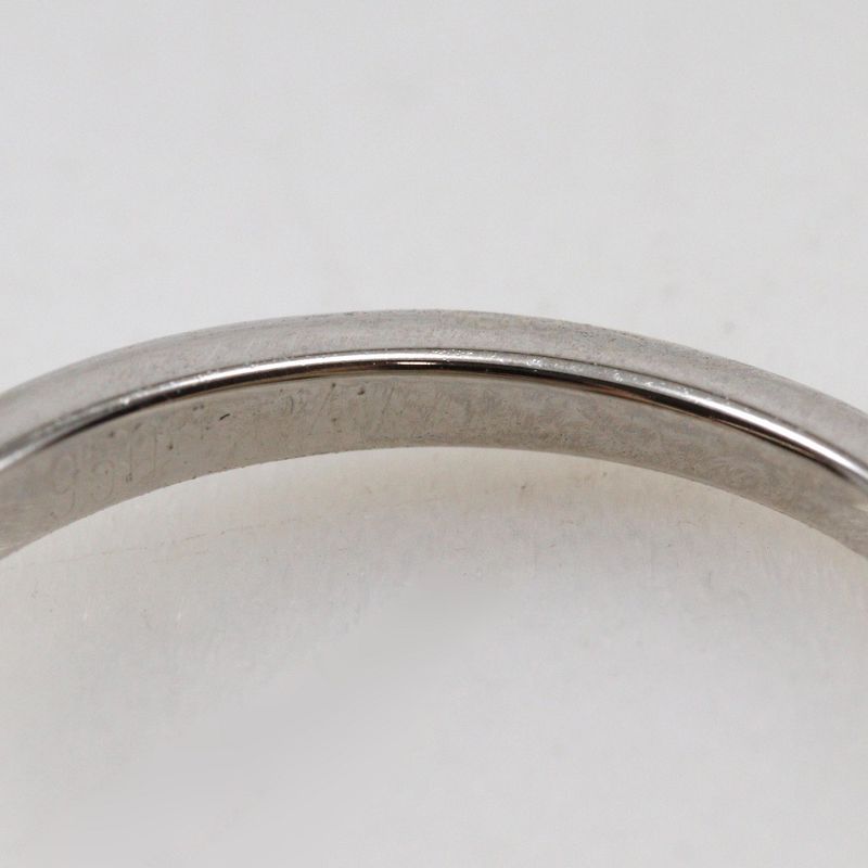 Cartier Solitaire 1895 Pt950platinum × Diamond #7 0.33 Ladies 2.1g Ring